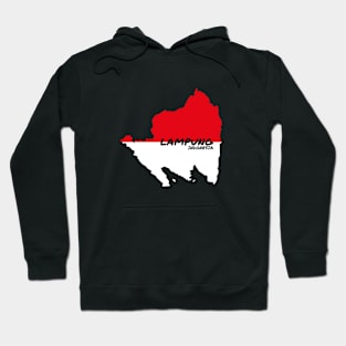 MAP OF LAMPUNG INDONESIA Hoodie